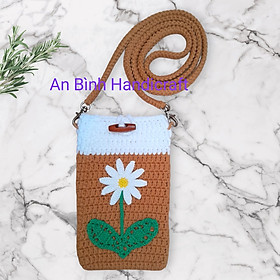 Túi đeo chéo, túi đựng điện thoại, túi đeo vai thủ công bằng len, crossbody bag, phone bag, shoulder bag knit crochet handmade