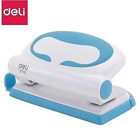 Hình ảnh Máy đục lỗ Deli - E0112 xanh biển - 10 tờ