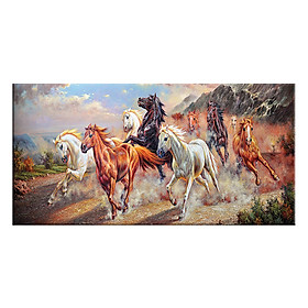 Mua Tranh Treo Tường MÃ ĐÁO THÀNH CÔNG Q6D8 - 5 (30 x 60 cm) Thế Giới Tranh Đẹp