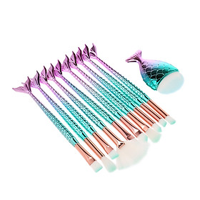 Cọ Trang Điểm Đánh Phấn Nền Kẻ Mắt Nghệ Thuật (11 Cây)