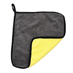 Soft Car Washing Cleaning Drying Towel Cloth Hemming Double-Sided