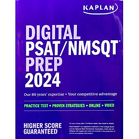 Sách ngoại văn: Digital PSAT/NMSQT Prep 2024 With 1 Full Length Practice Test, Practice Questions, And Quizzes (Kaplan Test Prep)