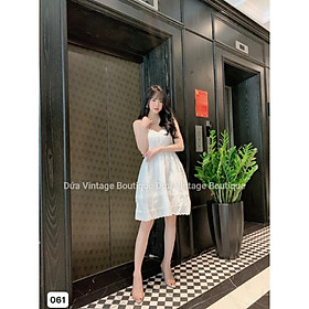 Váy babydoll 2 dây cao cấp  V061