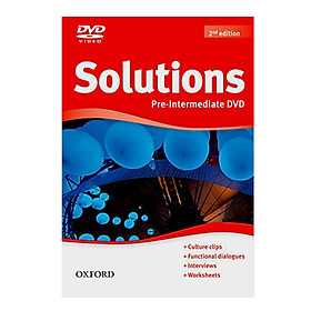 [Download Sách] Solutions (2E) Pre-Intermediate DVD-ROM