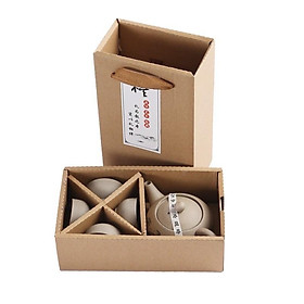 Mua BỘ ẤM CHÉN GỐM SỨ CAO CẤP 4 CHÉN- CÓ TÚI XÁCH QUÀ TẶNG