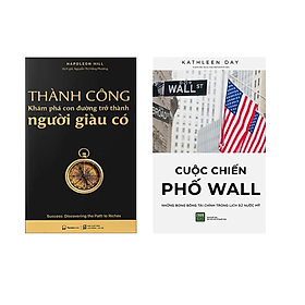 Combo 2 cuốn sách Bài Học Kinh Doanh : Cuộc Chiến Phố Wall  + Thành Công Khám Phá Con Đường Trở Thành Người Giàu Có  