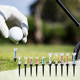 Hình ảnh Tee golf nhựa loại dây điều chỉnh cao thấp tiện lợi hộp 5 chiếc TH006