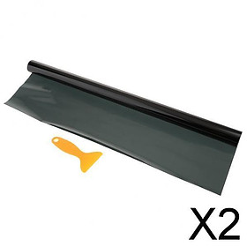 2x15% VLT Car Home Glass Window Heat Insulation Film Tinting Film 50x600cm