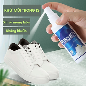 Chai xịt khử mùi giày mini 100ml mang theo đi làm, đi học, đi du lịch, hàng nhiều mẫu, giao ngẫu nhiên