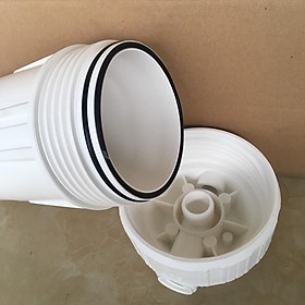 Mua Cốc lọc trắng xanh 10 inch 2 gioăng chống xì nước ren 13 - 21