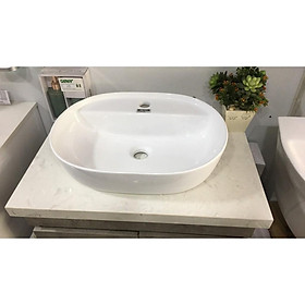 Mua Chậu lavabo rửa mặt đặt bàn viền mỏng bo tròn cạnh