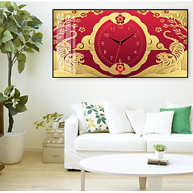 Mua Đồng Hồ tranh Pha lê PVP  đồng hồ KT 30*60  40*80  ĐỒNG HỒ PHA LÊ   ĐÔNG HỒ TREO TƯỜNG - NĂM MỚI