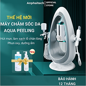 Hình ảnh Máy Aqua Peel, Máy Chăm Sóc Da Mặt Aqua Peeling, Làm Sạch Da, Hút Mụn, Bã Nhờn, Phun Oxy- Thế Hệ Mới, Bảo Hành 12 Tháng