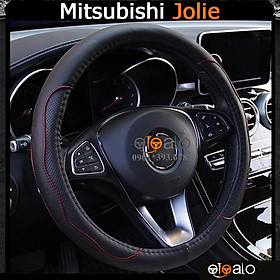 Bọc vô lăng xe ô tô Mitsubishi Grandis da PU cao cấp - OTOALO