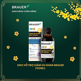 Brauer Dry Cough Giảm Ho Khan Dạng Lỏng ( 100 Ml ) Cho Bé Trên 2 Tuổi.