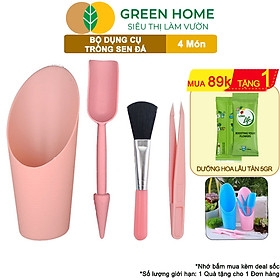 Mua Dụng Cụ Làm Vườn GreenHome  Mini 4 Món  Chuyên Trồng Sen Đá  Xương Rồng  Tiểu Cảnh Mini  Màu Ngẫu Nhiên