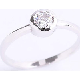 Nhẫn bạc S925 đá CZ cao cấp minimalist Gix Jewel N24