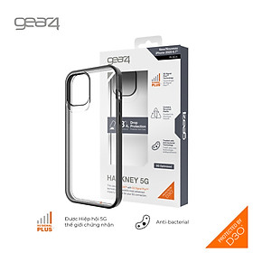 Ốp lưng chống sốc Gear4 D3O Hackney 5G iPhone - Công nghệ chống sốc độc quyền D3O, kháng khuẩn, tương thích tốt với sóng 5G - Hàng chính hãng