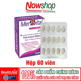 Nội Tiết Tố Nữ Menovital HealthAid UK Cân Bằng Nội Tiết Đẹp Da Mờ Nám Giảm Đau Bụng Kinh Tăng Cường Sinh Lý 60 Viên Nhập Khẩu Chính Hãng