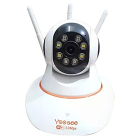 Camera Yoosee Xoay hồng ngoại 3.0Mpx 3 anten - âm thanh 2 chiều