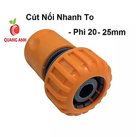 Đầu Nối Nhanh, Cút Chuyển Nối Chuyển Nhanh Cho Ống Nước Phi 20-25 mm