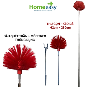 Cây quét trần Ăngten Homeeasy SCH3 - Có móc treo - Dễ dàng thu gọn-kéo dài - Homeeasy Store