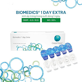 Hình ảnh [15 Cặp] Kính Áp Tròng Biomedics 1 Day Extra Cận Thị Không Màu Dùng 1 Ngày