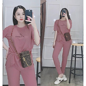 SET BỘ THUN NỮ,CHẤT LIỆU VÃI THOÁNG MÁT VÀ CO GIẢN 4C LANA FASHION
