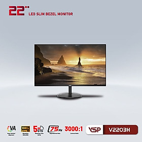 Mua MÀN HÌNH PHẲNG VSP 22INCH TRÀN VIỀN V2203H (FullHD  75Hz  HDMI  VGA) - JL - HÀNG CHÍNH HÃNG