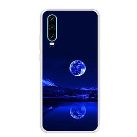 Ốp lưng dẻo cho điện thoại Huawei P30 - 0269 MOON02 - Hàng Chính Hãng