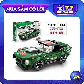 Bộ đô chơi xếp hình xe đua ô tô KAVY model 31003 và 31005C hơn 160 chi tiết sáng tạo độc đáo - 31003D