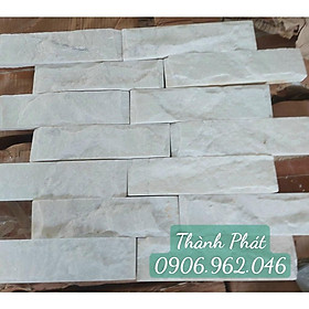 Mua Đá bóc trắng sữa 5x20 ốp tường trang trí