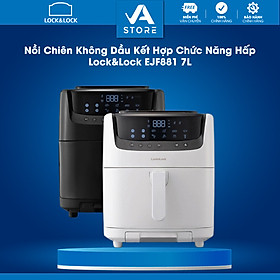 Nồi Chiên Không Dầu Kết Hợp Chức Năng Hấp Lock&Lock EJF881 7L - Hàng Chính Hãng