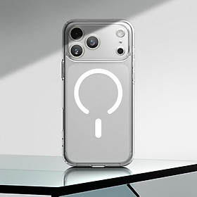 ốp lưng siêu mỏng 0.3mm sạc từ tính bảo vệ camera trong suốt chống ố vàng cho iPhone 17 Pro Max / 17 Air / iP 17 Pro / 17 hiệu Memumi Slim Magnetic Clear - Chống trầy xước, độ trong full HD, sạc không dây nam châm N52 - Hàng nhập khẩu - iPhone 17 Pro