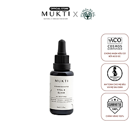 Tinh Chất Nước Thần Tăng Cường Vitamin B Tái Tạo Tổn Thương, Mờ Thâm Mụn Mukti Vital B Elixir (30ml)