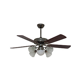 Mua Quạt trần cánh gỗ Kim Thuận Phong NP507 (Đen Niken)