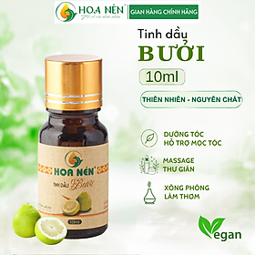Tinh dầu Bưởi nguyên chất Hoa Nén 100ml - 10ml - Hoa Nén - Chăm sóc tóc, đẹp da, làm thơm phòng