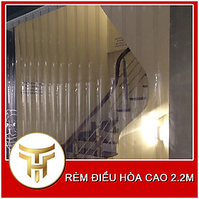 Rèm Điều Hòa Cao 2,2m | Rèm Nhựa PVC Trong Suốt |Rèm Nhựa Giá Rẻ Dùng Cho Phòng Lắp Điều Hòa