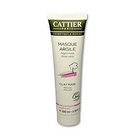 Mặt nạ Cattier Clay Mask Pink 100ml Sensitive Skin Pink Clay, Aloe Vera