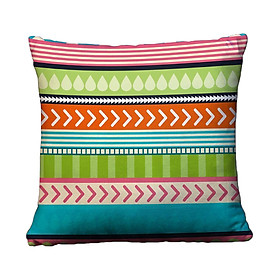 Gối Ôm Vuông Mũi Nhọn Kẻ Ngang GVHT200 (36 x 36 cm)