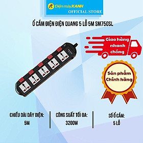 Mua Ổ cắm điện Điện Quang 5 lỗ 5m SM750SL - Hàng Chính Hãng