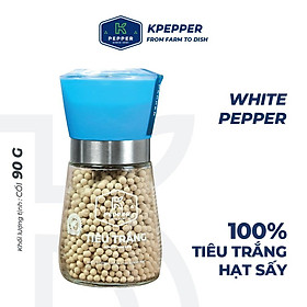 Tiêu trắng K Pepper 90g kèm cối xay tiêu cầm tay KPHUCSINH