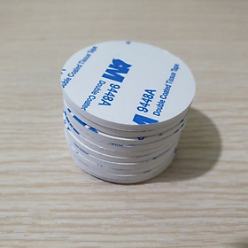 Combo 10 miếng dán keo 2 mặt xốp siêu dính - Tròn 6cm