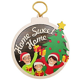 Mua Bảng Gỗ Treo Tường Trang Trí Giáng Sinh - Bách Mộc - Home Sweet Home