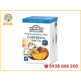 TRÀ AHMAD ĐÀO VÀ CHANH DÂY Pha Lạnh 40G (Peach&Passion Fruit Cold Brew)