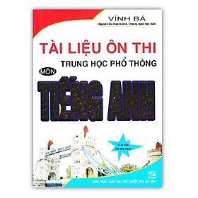 Sách - Tài Liệu Ôn Thi THPT Môn Tiếng Anh