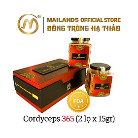 Đông Trùng Hạ Thảo MaiLands Cordyceps 365 (2 hộp * 15gr)