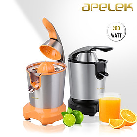 Mua Máy vắt cam APELEK CJ-6003B - Hàng chính hãng - Đầu rót trực tiếp tiện lợi - Công suất 200W mạnh mẽ - Lưới lọc bằng Inox 304 dễ dàng vệ sinh - Tay ép an toàn-  Hai đầu vắt lớn và nhỏ