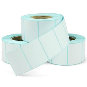 Mua Giấy decal nhiệt in tem mã vạch trà sữa 57x37mm - Lốc 2 cuộn