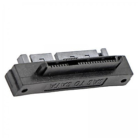 2xSAS 22 Pin to 7 Pin + 15 Pin SATA Adapter Converter 90 Degree Straight Head